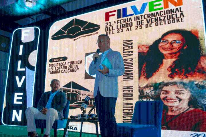 Gobernador Luis Caldera y ministro Ernesto Villegas inauguran la 21 edición de la Filven Zulia