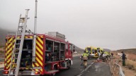 Una colisión entre un camión y un turismo deja 6 personas heridas en Jumilla