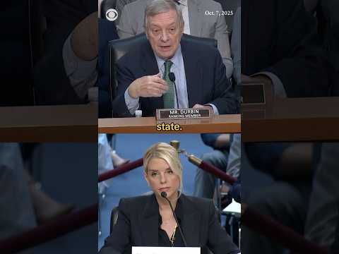 Sen. Dick Durbin questions Attorney General Pam Bondi on National Guard deployments #shorts