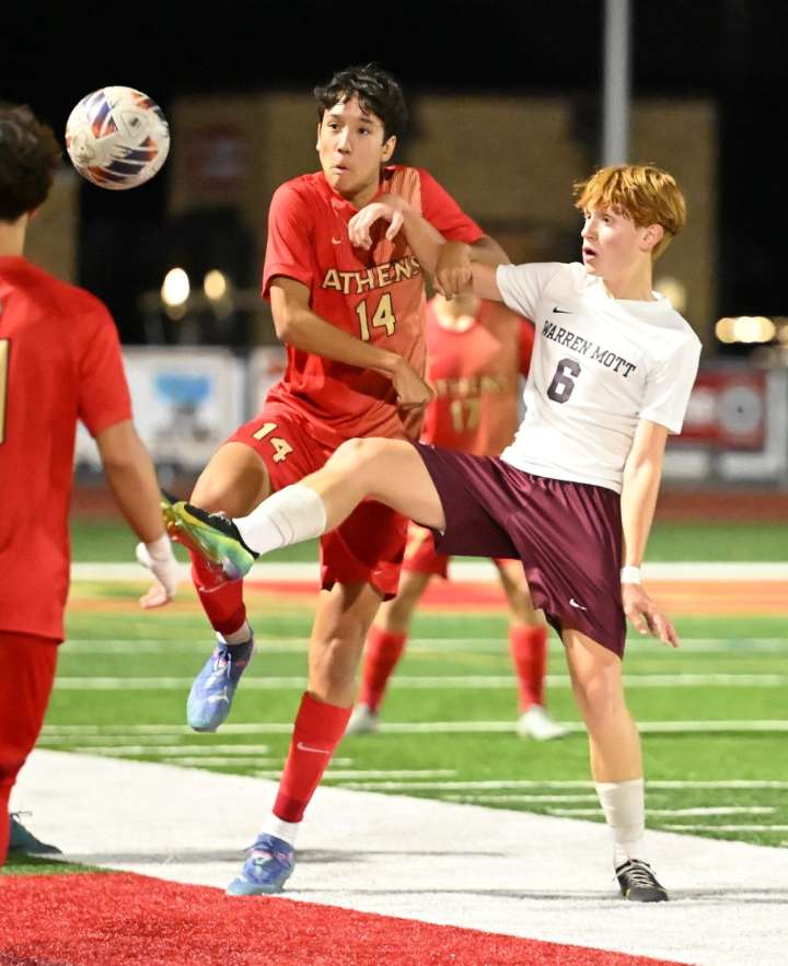 Photo Gallery of the Troy Athens vs. Warren Mott Division 1 boys soccer district semifinals match