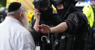 'The car crashed into the synagogue gates... the second he got out he started stabbing anyone near him'