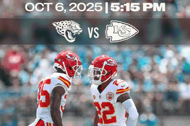 Chiefs enfrenta a Jaguars en cierre de la Semana 5