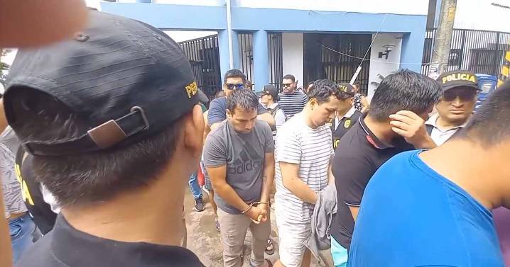 Detienen a 12 policías que integrarían presunta banda criminal 'Los Piratas' en San Martín