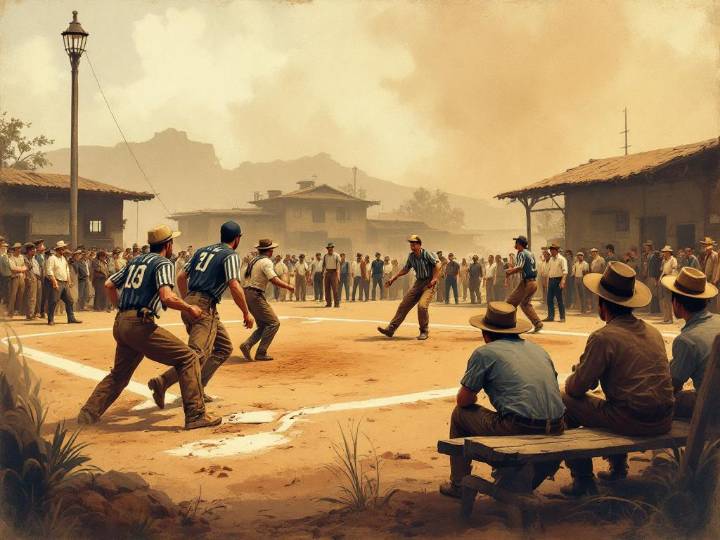 Rieles, minas y guantes: el origen del beisbol en Compostela