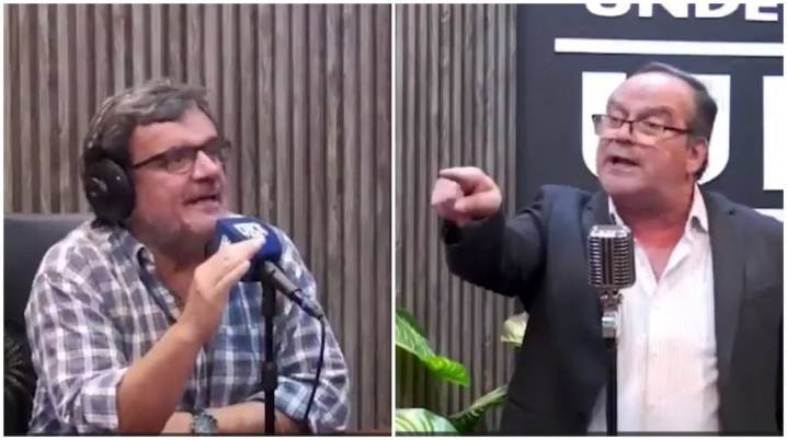 Un conductor uruguayo terminó a los golpes con un sindicalista en medio de un streaming