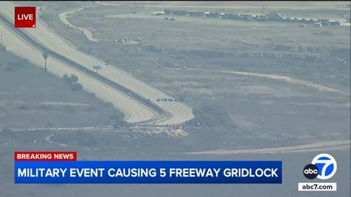5 Freeway closed due to Marines anniversary event at Camp Pendleton