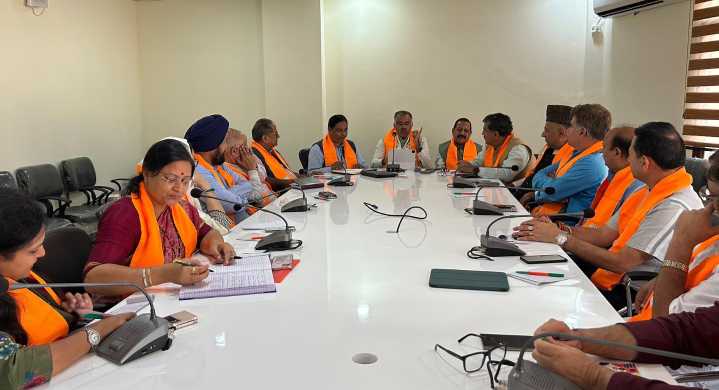 BJP Core Committee meets to review organizational, political, and public outreach initiatives in J&K