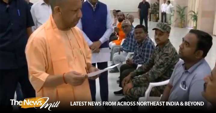 UP CM Yogi Adityanath holds ‘Janta Darshan’ at residence in Lucknow