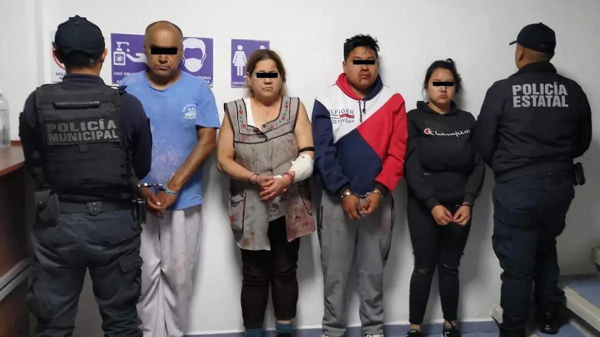 Riña en Chimalhuacán deja una mujer muerta y dos heridos; hay cuatro detenidos