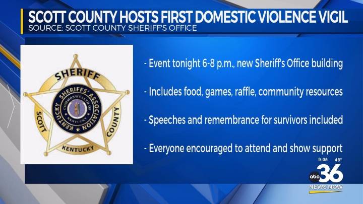 Scott County to host first domestic violence vigil