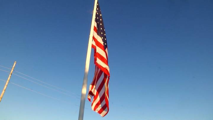 Flag-raising ceremony held at Calvary Baptist Church