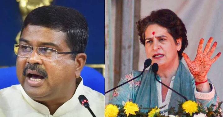 Pradhan slams Priyanka Gandhi over NEP remarks, says India doesn’t need dynasties’ nod to educate children