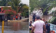Lluvias desbordan ríos en Veracruz