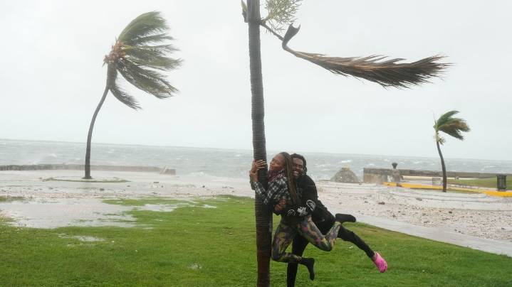 The Latest: Category 5 Hurricane Melissa makes landfall in Jamaica with record strength