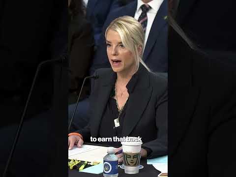 Pam Bondi: 'FBI Secretly Investigated You' — Slams ‘Weaponized Justice’ in Senate Hearing #shorts