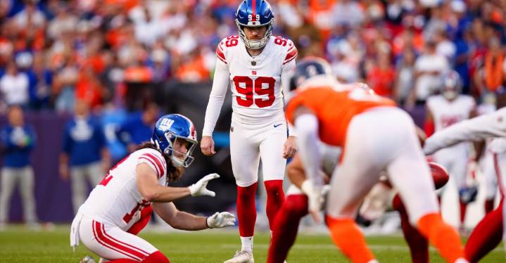 New York Giants roster moves: PK Jude McAtamney waived, CB Korie Black re