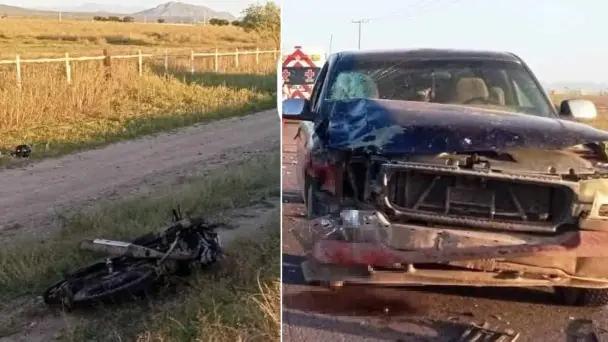 Motociclista muere en accidente vial en Valle de Guaymas