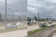 VIDEO. Tras cinematográfica persecución: detienen a cuatro sujetos tras robo a empresa en La Granja