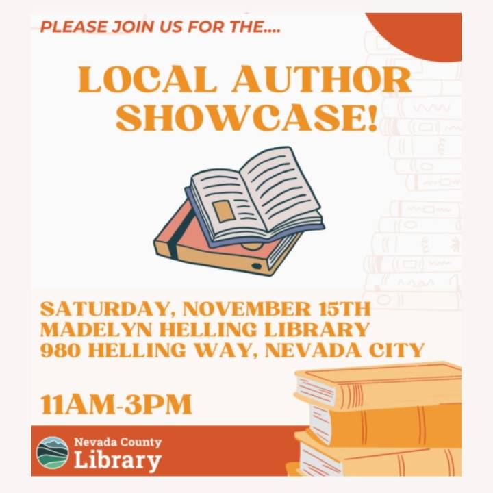 Call for Local Authors: Nevada County Library’s Local Author Showcase Returns