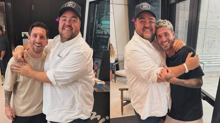 La emoción de Darío Barassi al encontrarse a Lionel Messi y Rodrigo De Paul: “Quiero divorciarme y casarme con los dos”