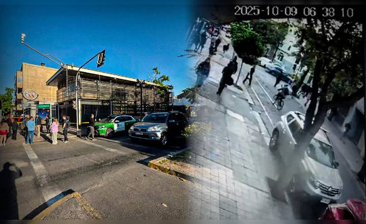 Balean a peruano cerca de estación del Metro de Santiago en Chile: cámaras captan presunto crimen por encargo