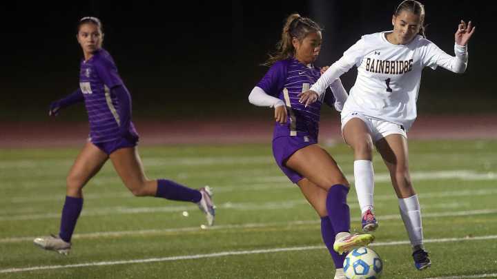 Bainbridge girls soccer completes undefeated Olympic League campaign