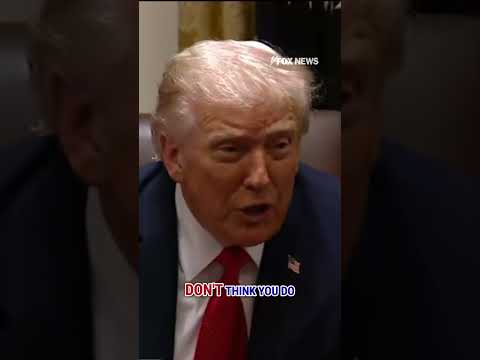 WATCH: Trump SNAPS at reporter over Ukraine war #shorts #foxnews #trump #news