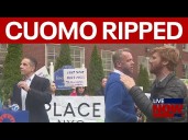 Protestors heckle Cuomo for 10 minutes straight