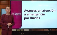 Sheinbaum supervisa en Hidalgo apoyos a damnificados por lluvias