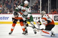 Marcus Foligno leading Wild with mix of fists and fun