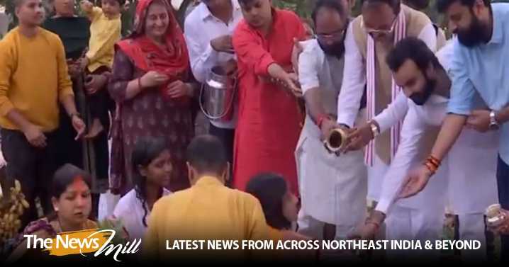 UP Deputy CM performs Chhath Puja rituals in Patna