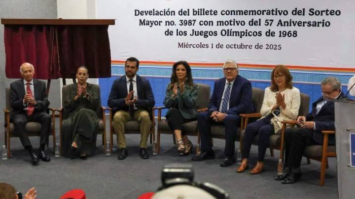 La Lotería Nacional rinde tributo a México 68