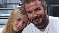 David Beckham shares sweet photo of teen daughter Harper sitting on his knee in behind