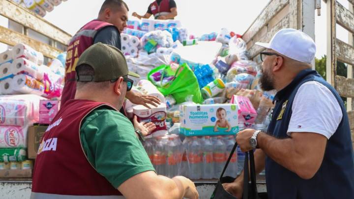 Gobierno de Nezahualcóyotl envía más de 13 toneladas de víveres donados por vecinas y vecinos en apoyo a damnificados por las lluvias en Veracruz