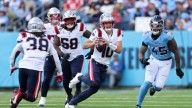 What have Patriots coaches told Drake Maye about sliding?