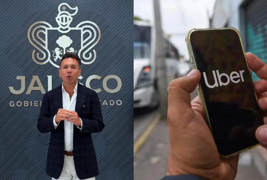 Pablo Lemus pide a la SICT regular uso de Uber en aeropuertos de Jalisco