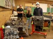 Donation of Ford motors, components, shift auto classes into high gear