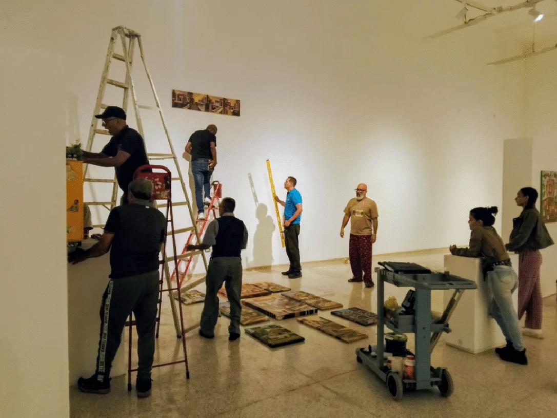 ¡Falta poco! Inician montaje de VI Bienal del Sur: Pueblos en Resistencia