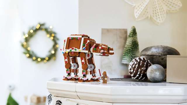 LEGO Releases 'Star Wars' Gingerbread AT-AT for Christmas 2025