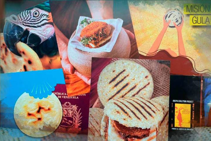 Una arepa hecha postal, por Miro Popić
