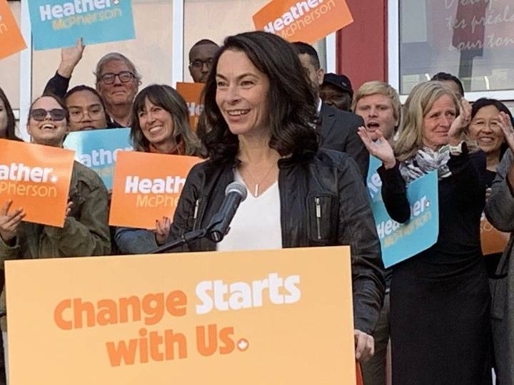 NDP leadership candidate McPherson defends 'purity test' remarks