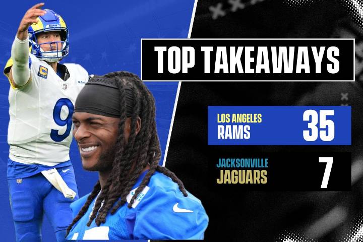 Struggling Trevor Lawrence, Dominant Matthew Stafford Highlight Takeaways From Rams’ Win Over Jaguars The Jacksonville Jaguars made far too many mistakes in their loss to the Los Angeles Rams in Londo
