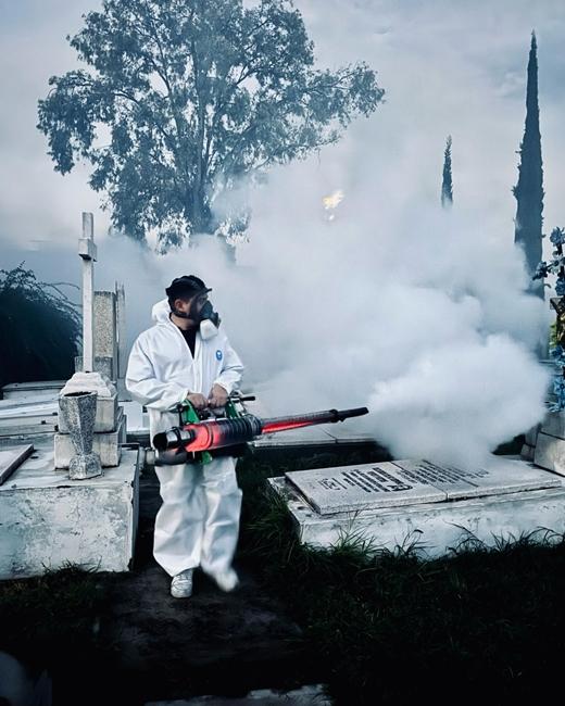 Refuerzan acciones contra el dengue en panteones de Aguascalientes