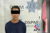 Mujer lesionó con un cuchillo al novio de su tía, en Mexicali