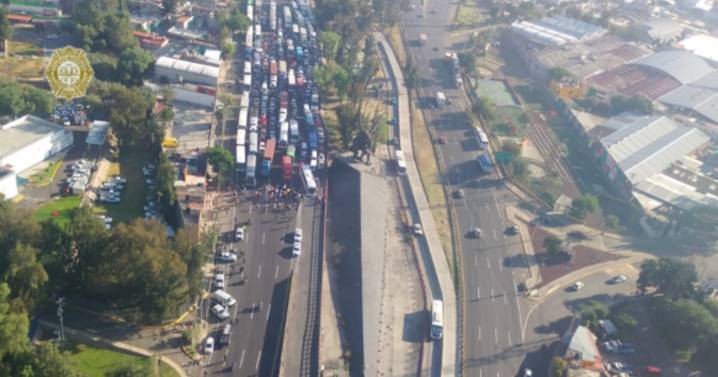 ¡Prepárate! A esta hora inicia el megabloqueo de transportistas este miércoles en la CDMX