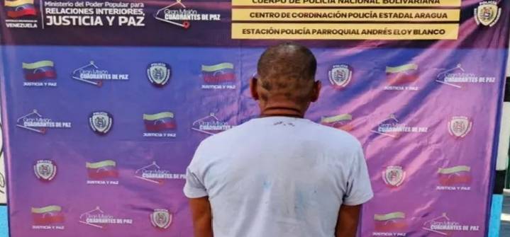 Detenido por agresión contra su padre en Aragua