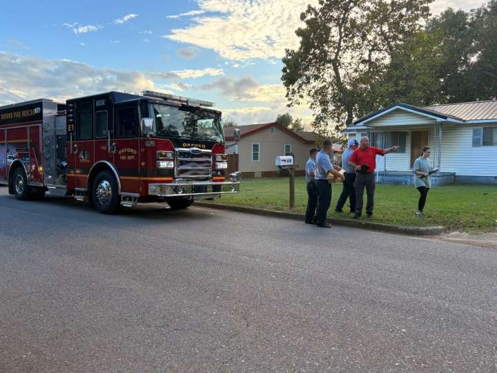 Oxford Fire Department giving, installing smoke detectors