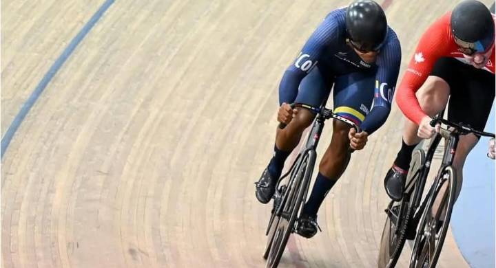 Mundial de Pista: Kevin Quintero sufrió una dura caída en plena final, cuando peleaba podio