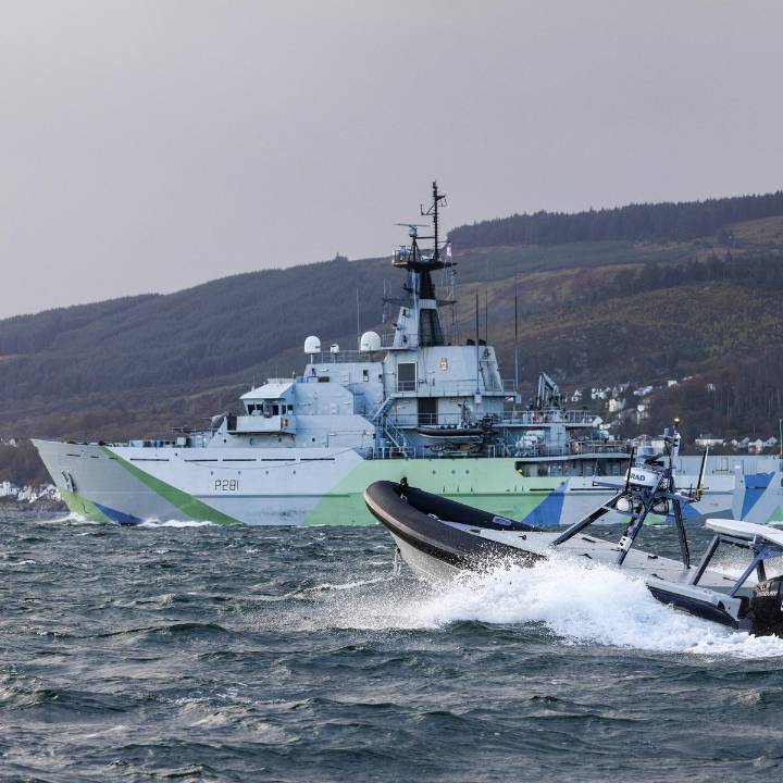 Russian warships near UK face being shadowed by Royal Navy 'wolf pack' drones piloted from 500 miles away