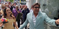 Matías Alé y Martina Vignolo se casaron en Mar del Plata: las fotos de una ceremonia íntima y a pura emoción